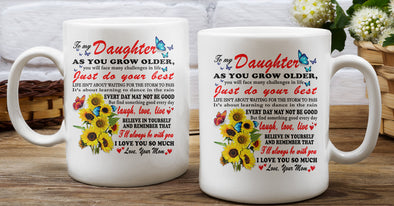 To My Daughter Mother's Day I Love You So Much Mug