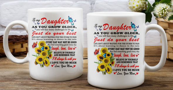 To My Daughter Mother's Day I Love You So Much Mug