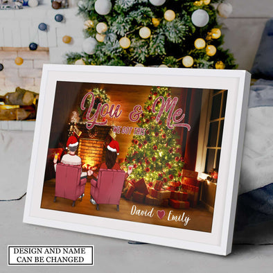 Gift For Couple You And Me We Got This Christmas Canvas PP - AV1310223
