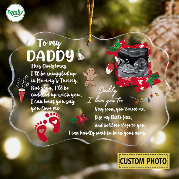 Personalized Gift For Future Daddy I'll Be Cuddle Up With You Ornament-PP-AV1710226