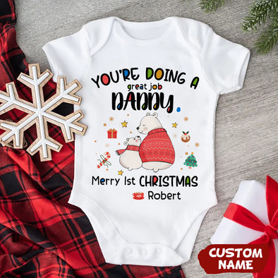 Personalized Gift For Daddy You're Doing A Great Job Baby Onesie - PP-AV2411223