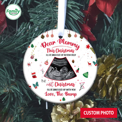 Personalized Gift For Future Mommy I'll Be Snuggled Up With You Ornament PP-AV2909224