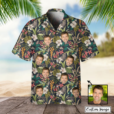 Customized Man's Face Hawaiian Shirt - PP -AV3011221