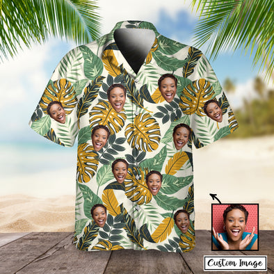Customized Woman's Face Hawaiian Shirt - PP -AV0512222