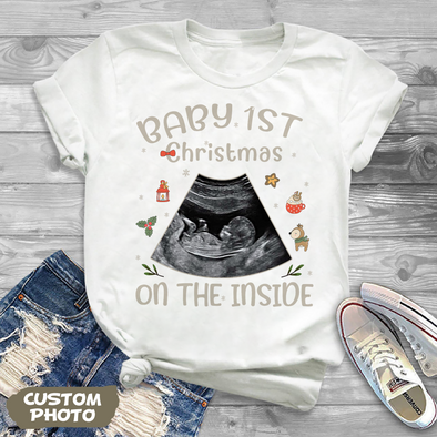 Personalized Gift For Future Mommy Baby's First Christmas T-shirt, Hoodie, Sweatshirt-PP-AV1511224