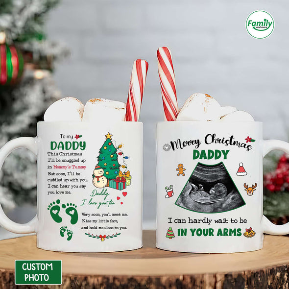 Personalized Gift For Future Daddy I Can Hear You Say You Love Me Mug PP - AV0710222