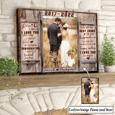 When I Tell You I Love You Canvas - PP -AV2206221