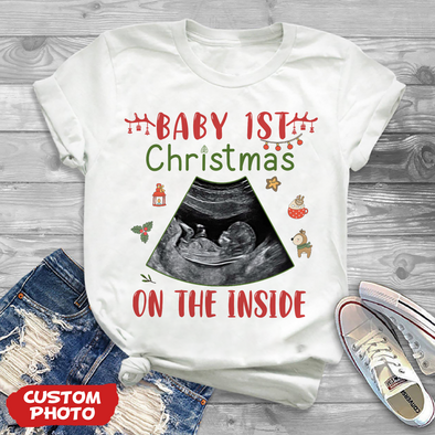 Personalized Gift For Future Mommy Baby 1st Christmas T-shirt, Hoodie, Sweatshirt PP-AV1711223