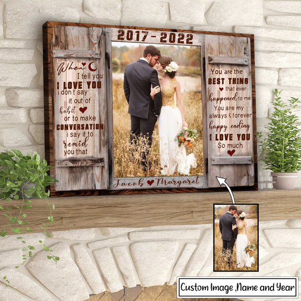When I Tell You I Love You Canvas - PP -AV2206221