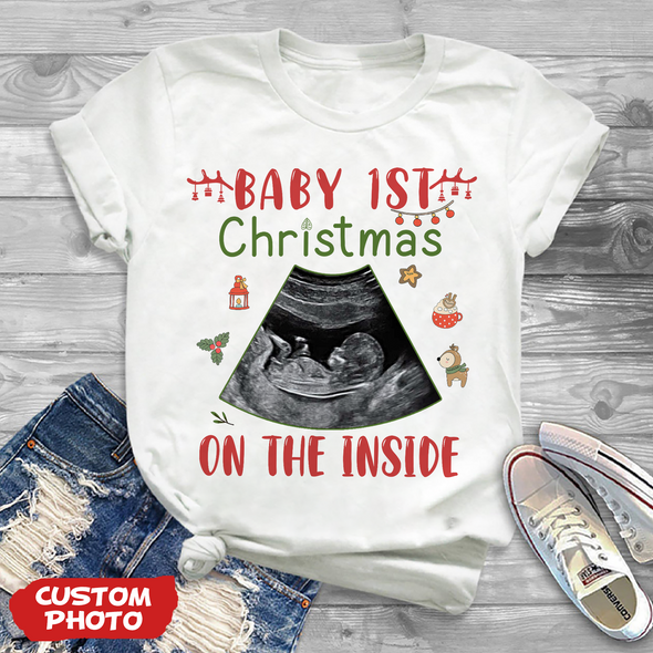 Personalized Gift For Future Mommy Baby 1st Christmas T-shirt, Hoodie, Sweatshirt PP-AV1711223