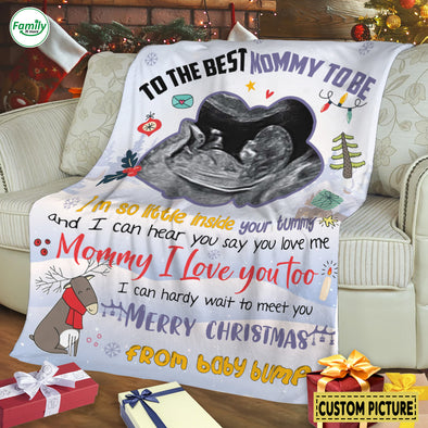 Personalized Gift For Future Mommy I Love You Too Blanket - LP - AV1811221