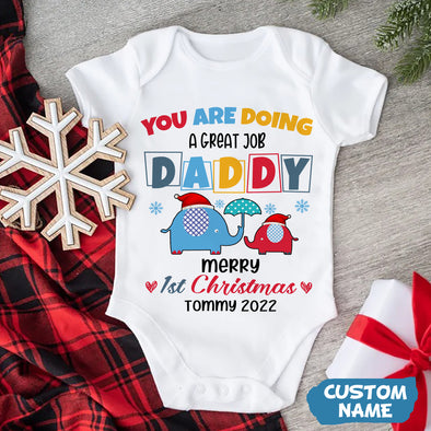 Personalized Gift For Daddy You Are Doing A Great Job Baby Onesie - PP - AV2411228