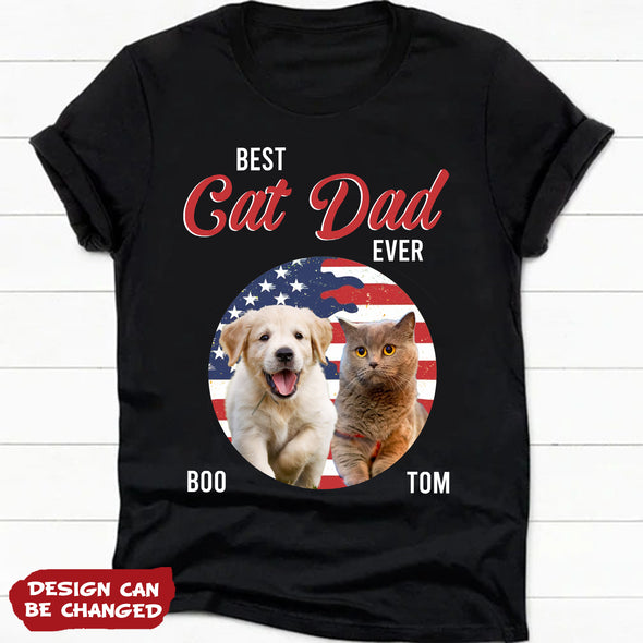 Personalized Gift For Dog And Cat Lover Best Cat Dad Ever T-shirt, Hoodie, Sweatshirt PP-AV0111221