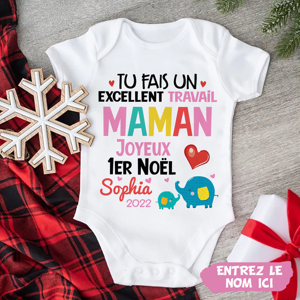Cadeau Personnalisé Pour Maman Baby Onesie - PP - AV0911222