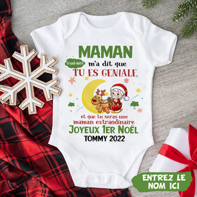 Cadeau Personnalisé Pour Maman Baby Onesie - PP - AV08112217