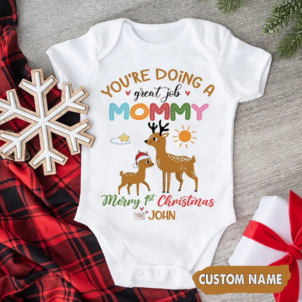 Personalized Gift For Mommy You Are Doing A Great Job Baby Onesie - PP - AV2510223