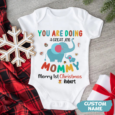Personalized Gift For Mommy You Are Doing A Great Job Baby Onesie - PP - AV0711228