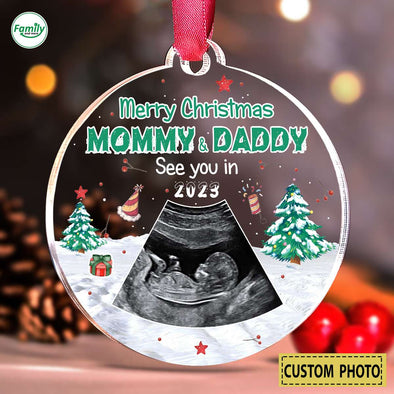 Personalized Gift For Future Mommy & Daddy See You In 2023 Ornament_PP_AV0811226