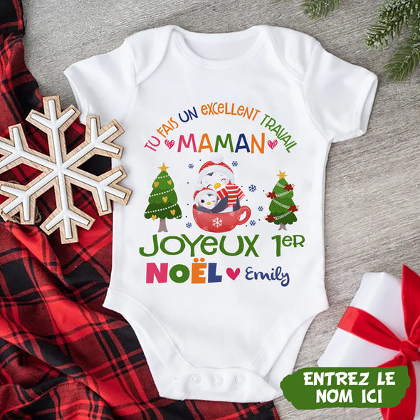 Cadeau Personnalisé Pour Maman Baby Onesie - PP- AV08112213