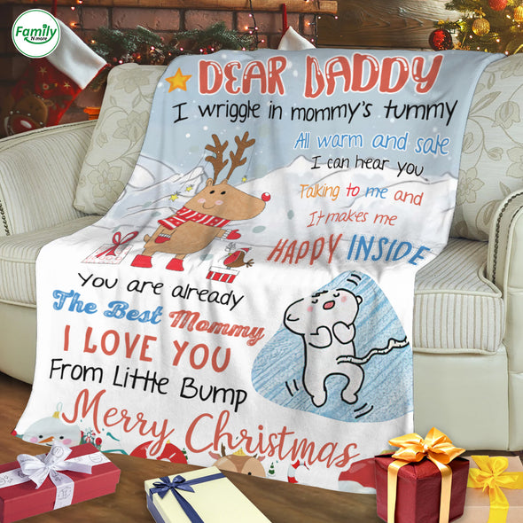 Gift For Future Daddy I Love You Too Blanket - PP - AV2111223