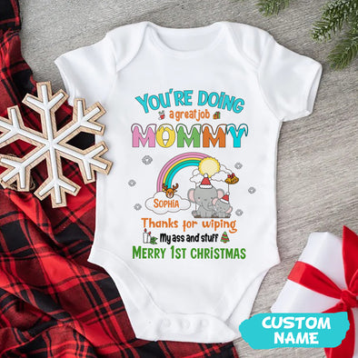 Personalized Gift For Mommy You Are Doing A Great Job Baby Onesie - PP - AV0811223