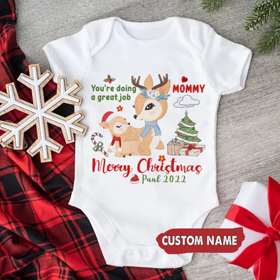 Personalized Gift For Mommy You Are Doing A Great Job Baby Onesie - PP - AV0610221