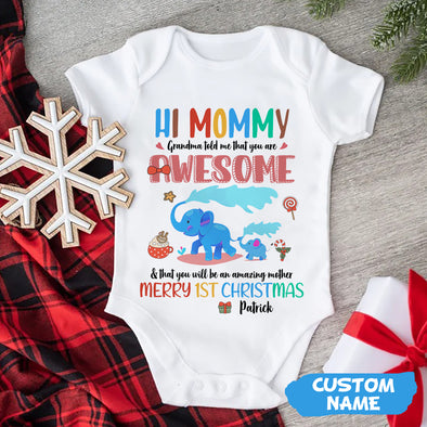 Personalized Gift For Mommy You Are Doing A Great Job Baby Onesie - PP- AV0811221
