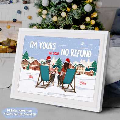 Personalized Gift For Couple I'm Yours No Refund Canvas PP - AV1011221