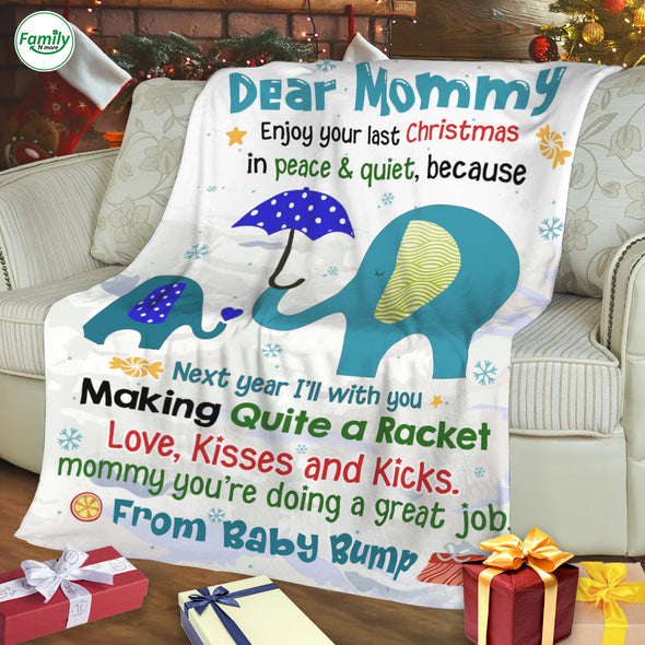 Gift For Mommy Next Year I'll With You Blanket - PP - AV2710221