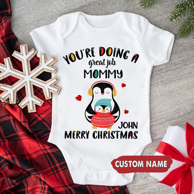 Personalized Gift For Mommy You Are Doing A Great Job Baby Onesie - PP - AV0710221