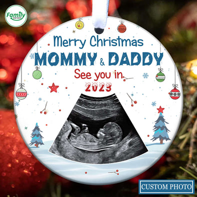 Personalized Gift For Future Mommy & Daddy See You In 2023 Ornament_PP_AV0811227