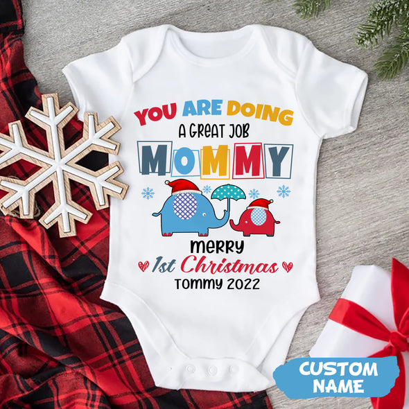 Personalized Gift For Mommy You Are Doing A Great Job Baby Onesie PP - AV08112215