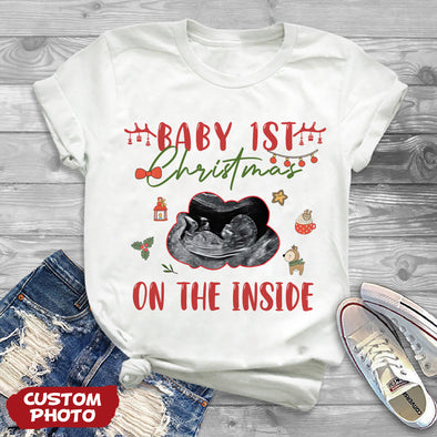 Personalized Gift For Future Mommy Baby 1ST Christmas T-shirt, Hoodie, Sweatshirt PP-AV2811223