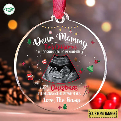 Personalized Gift For Future Mommy I'll Be Snuggled Up With You Ornament PP - AV1710221