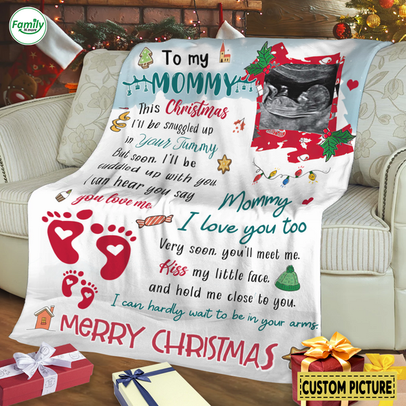 Personalized Gift For Future Mommy I Love You Too Blanket - PP - AV1711226