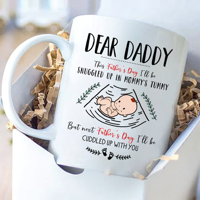Dear Daddy cuddled up with you-nk Mugs