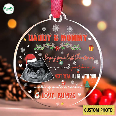 Personalized Gift For Future Mommy And Daddy Enjoy Your Last Christmas In Peace And Quiet PP - AV09112215