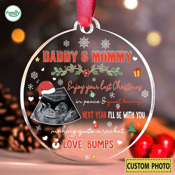 Personalized Gift For Future Mommy And Daddy Enjoy Your Last Christmas In Peace And Quiet PP - AV09112215