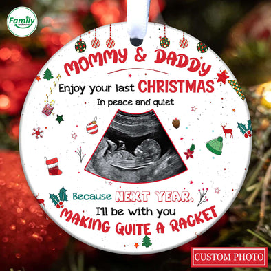 Personalized Gift For Future Mommy & Daddy See You In 2023 Ornament PP - AV0911227