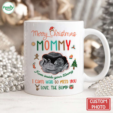 Personalized Gift For Future Mommy Merry Christmas Mug  PP - AV2010221