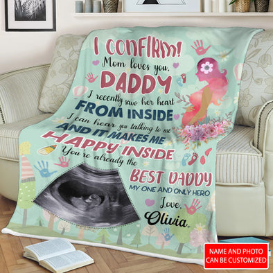 Personalized Gift For Future Daddy You're Already The Best Daddy Blanket - NT - AV0408221