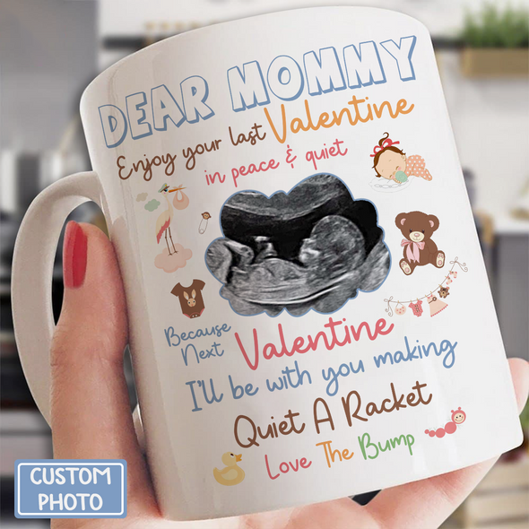 Personalized Gift For Future Mommy Happy Valentine's Day Mug - PP_AV211224