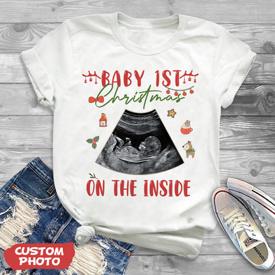 Personalized Gift For Future Mommy Baby's First Christmas T-shirt, Hoodie, Sweatshirt-PP-AV1511223