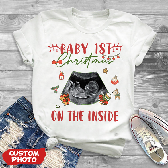 Personalized Gift For Future Mommy Baby 1st Christmas T-shirt, Hoodie, Sweatshirt PP-AV1711222