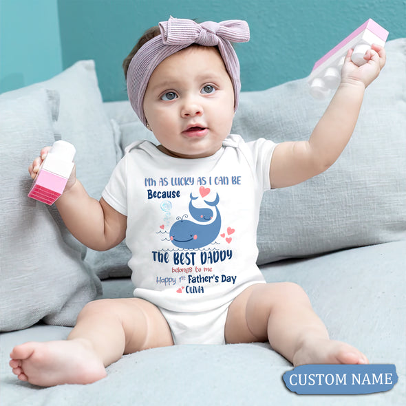 Gift For Daddy The Best Dad Baby Onesie - NT-AV0508221
