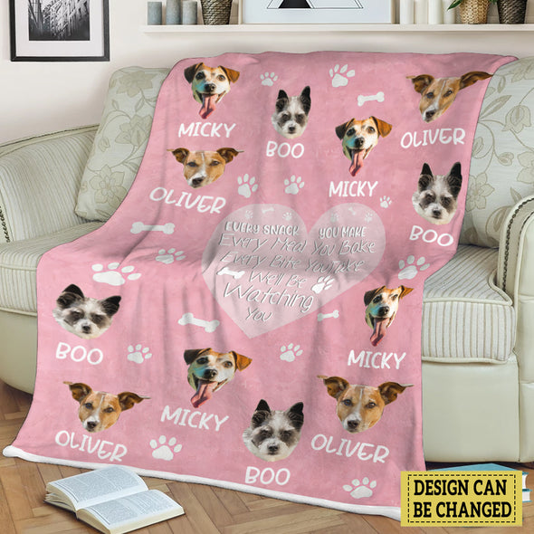 Personalized Gift For Dog Lovers, Upload Your Photo Blanket PP - AV1912222