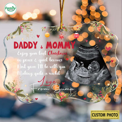 Personalized Gift For Future Mommy & Daddy Enjoy Your Last Christmas Ornament-PP-AV1111222