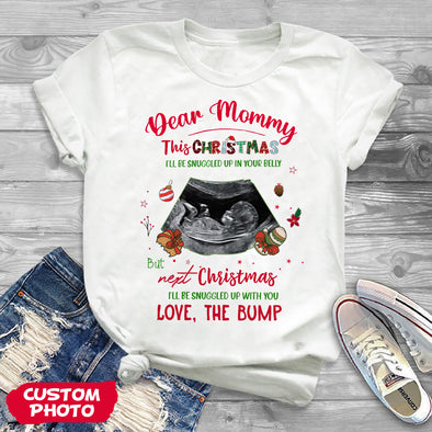 Personalized Gift For Future Mommy I'll Snuggled Up In Your Belly T-shirt, Hoodie, Sweatshirt PP-AV2311221