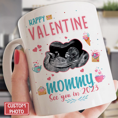 Personalized Gift For Mommy Happy Valentine Mug - PP - AV0612223