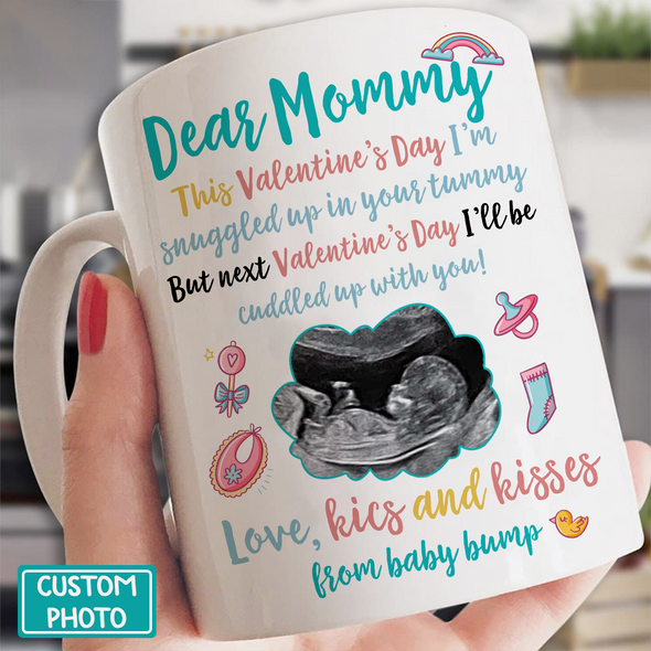 Personalized Gift For Future Mommy Happy Valentine's Day Mug - PP_AV211223